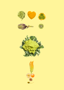 faccia da cavolo con cuore